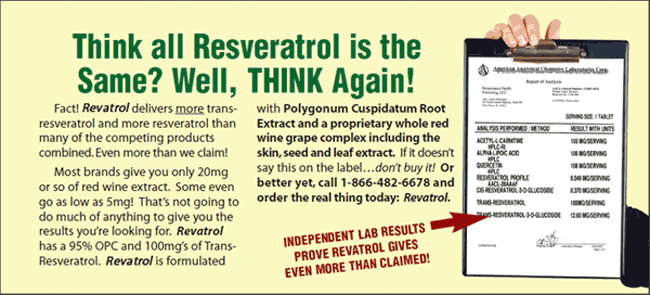 Revatrol Gives You Chart