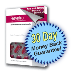 Revatrol - 30 Day Money Back Guarantee